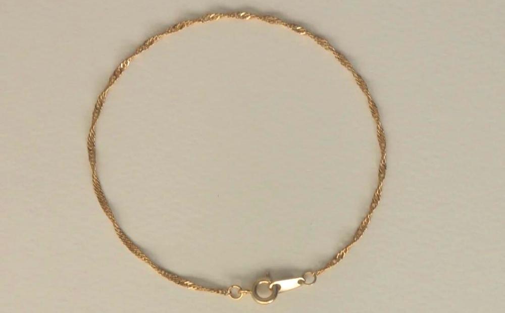 【LENERAオリジナルブレスレット】oli chain bracelet ( sparkle ) 【079020】